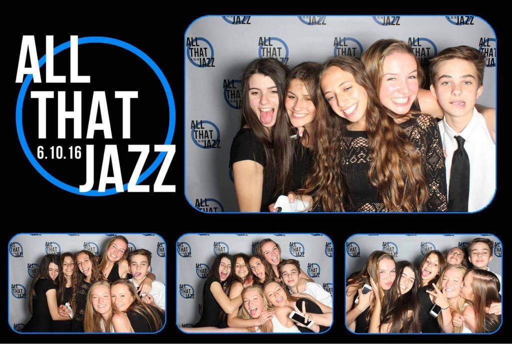 group of people in photo booth