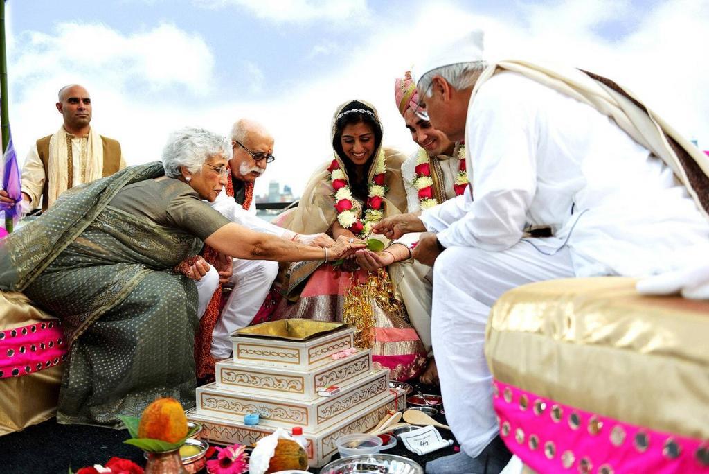 photo of indian wedding ritual