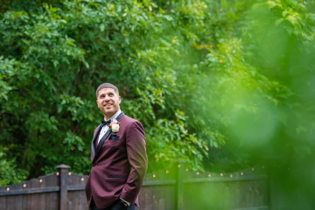 groom at The Hamilton Manor, Hamilton Township, NJ