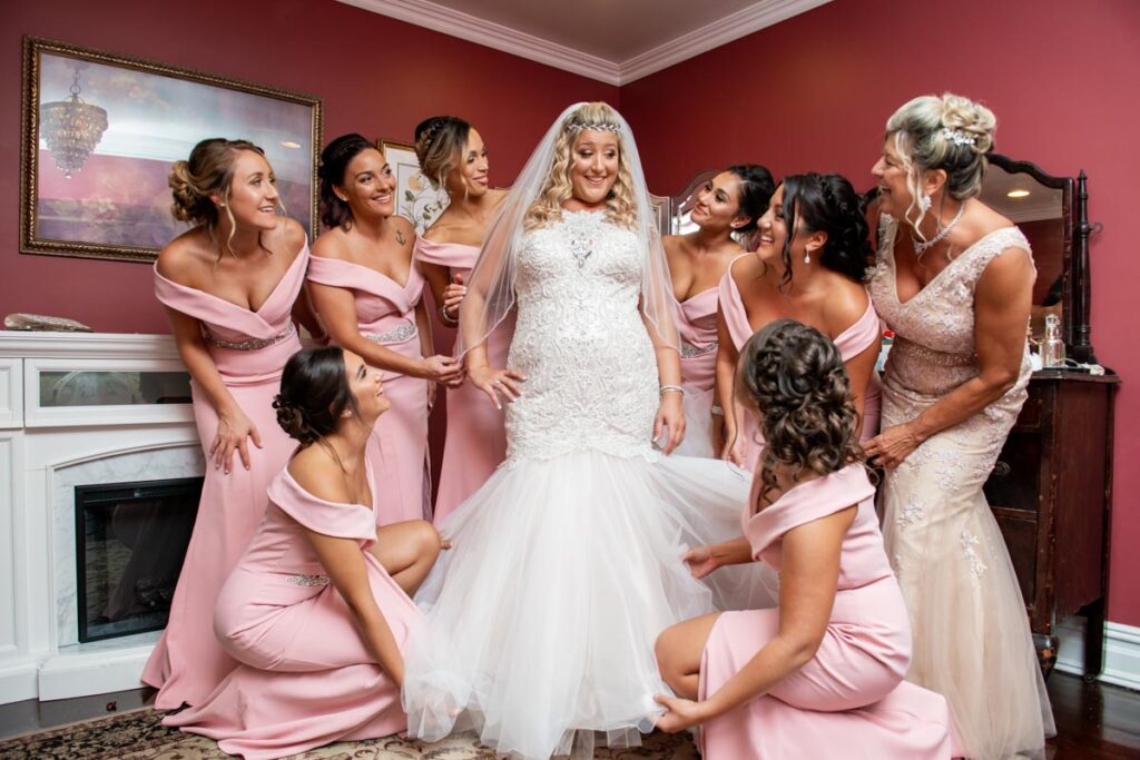 bride & her guests at The Hamilton Manor, Hamilton Township, NJ