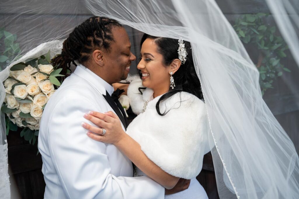 Marriage couple at The Hamilton Manor, Hamilton Township, New Jersey