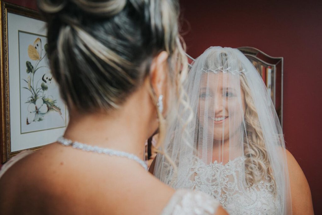 bride with her guest - The Hamilton Manor, Hamilton Township