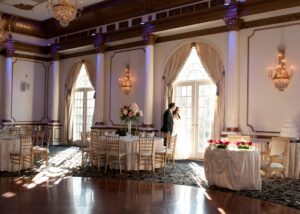 Guests enjoying reception at Crystal Plaza venue