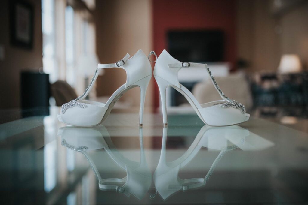 wedding shoes - The Hamilton Manor, Hamilton Township