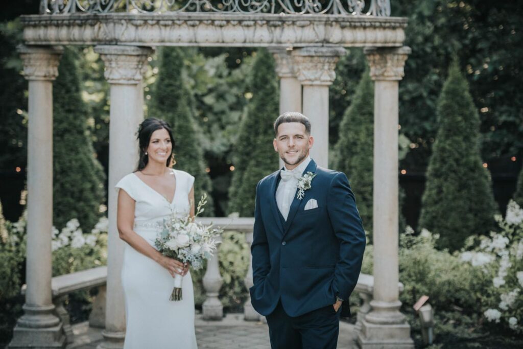 wed couple - The Hamilton Manor, Hamilton Township