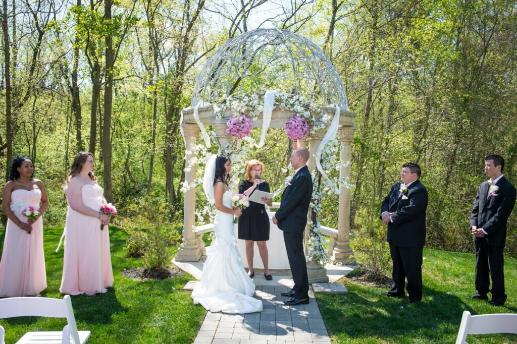 Wedding couple at The Hamilton Manor