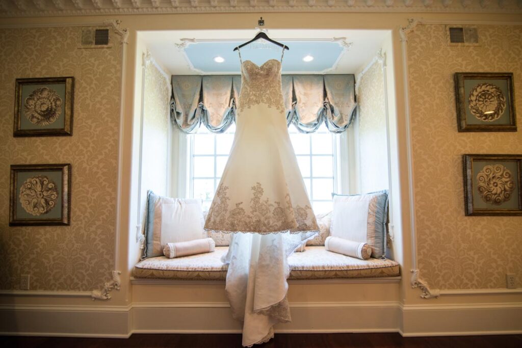wedding dress - The Ashford Estate, Allentown, New Jersey