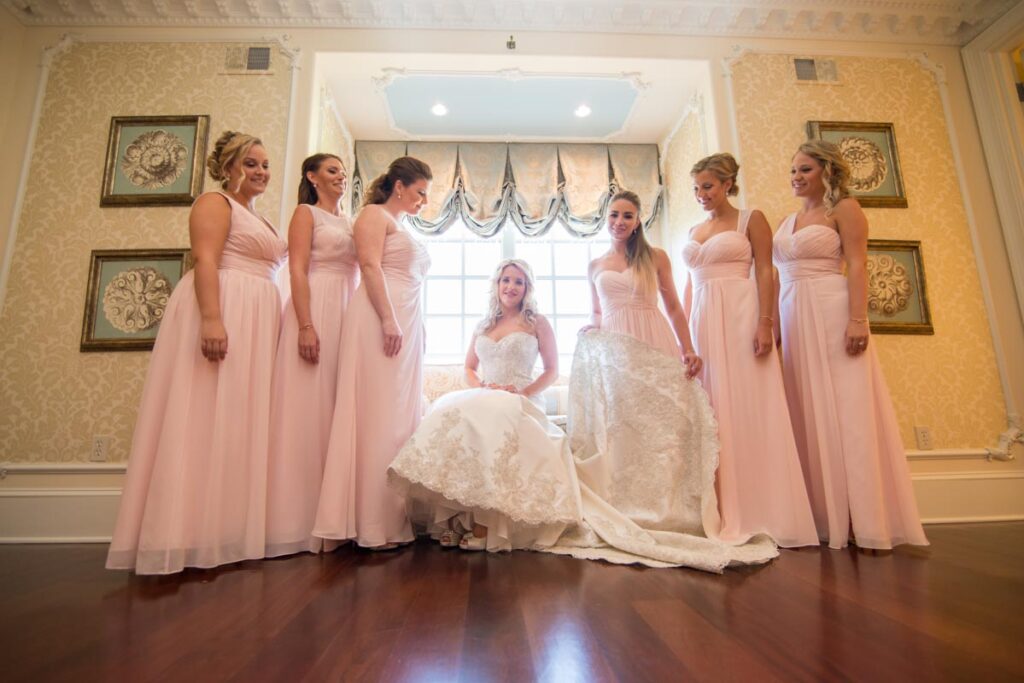 bride & guests at The Ashford Estate