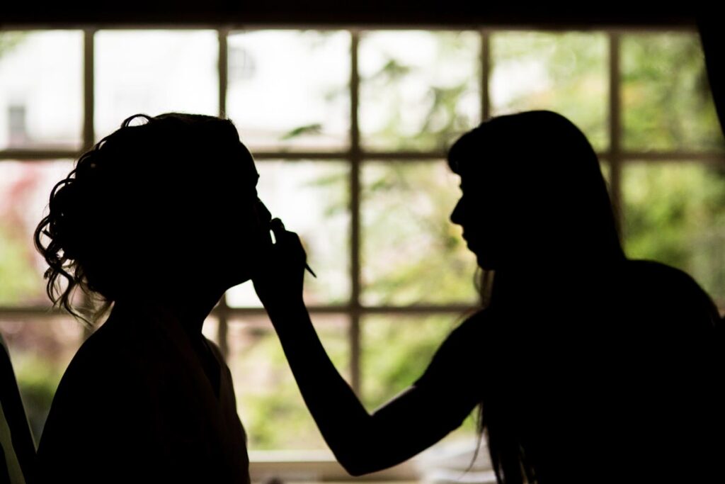 prep for wedding at Olde Mill Inn, Basking Ridge, NJ