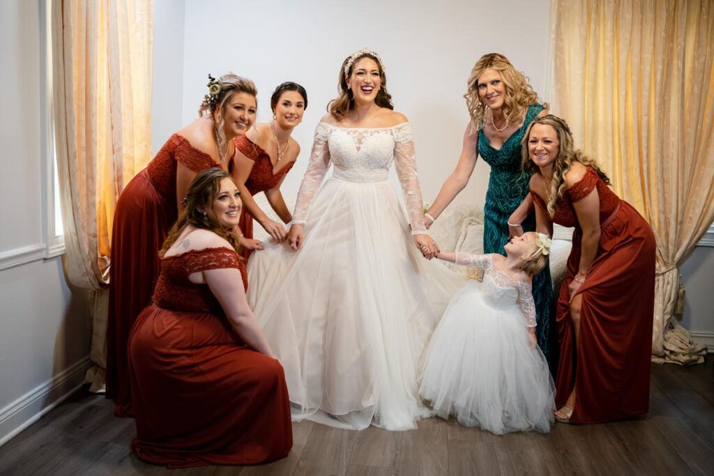 bride with guests East Brunswick, NJ