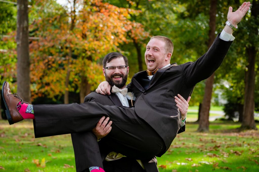 groom and his friend East Brunswick, NJ