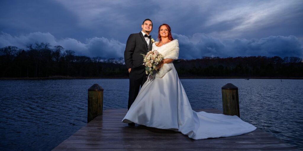 Sunset over lake, The Mill