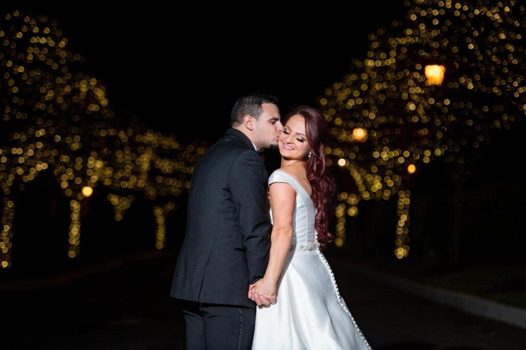 groom and bride at The Mill Lakeside Manor, Spring Lake, NJ