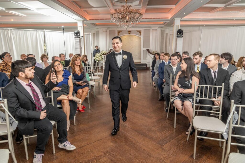 groom going to the venue - The Mill Lakeside Manor, Spring Lake, New Jersey