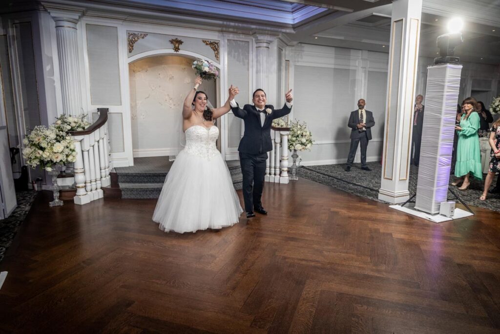 Marriage couple dancing at The Royal Manor, Garfield, New Jersey