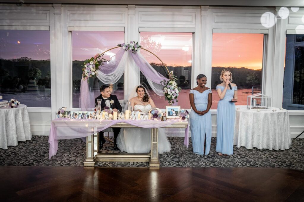 bride and groom at The Royal Manor, Garfield