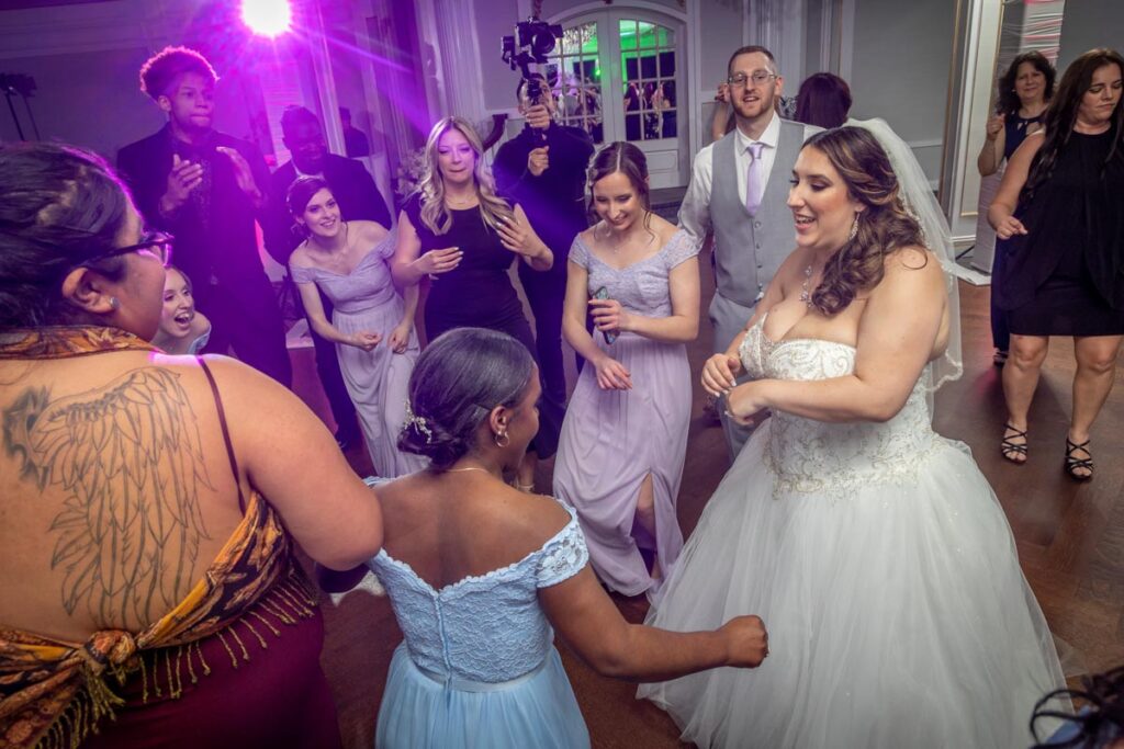Guests dancing, The Mill Lakeside Manor