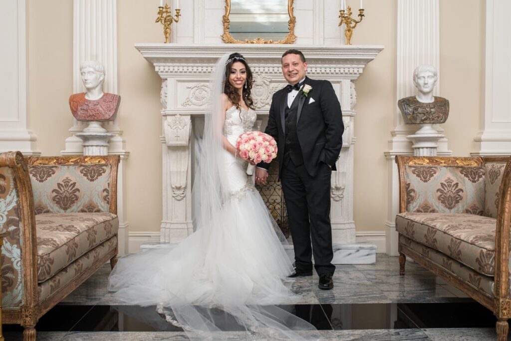 groom & bride at Rockleigh Country Club, Rockleigh, NJ