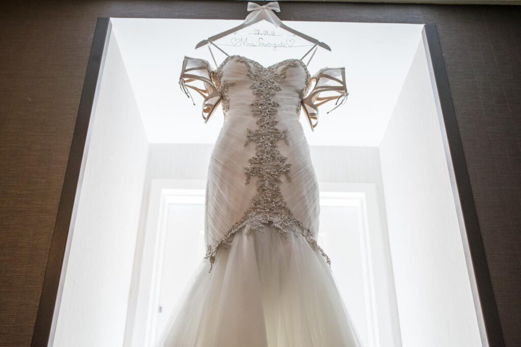 wedding dress Rockleigh Country Club, Rockleigh, NJ