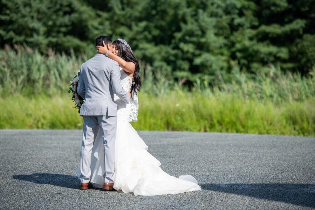 wedding couple at Perona Farms, New Jersey