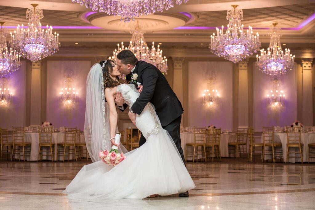 bride & groom at Rockleigh Country Club, Rockleigh, New Jersey