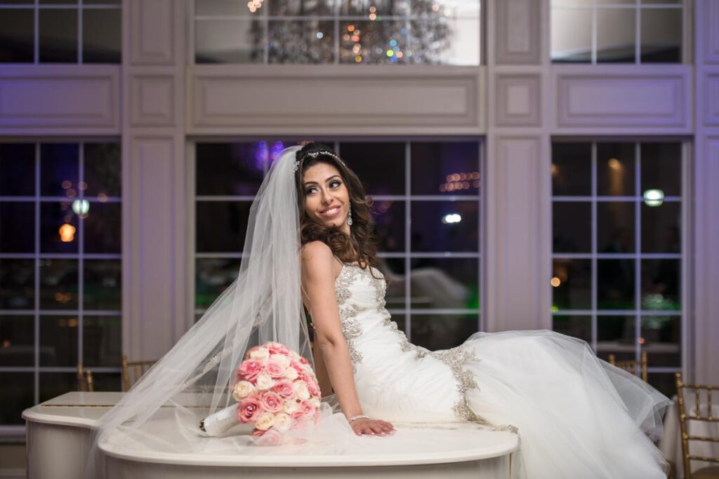 beautiful bride at Rockleigh Country Club