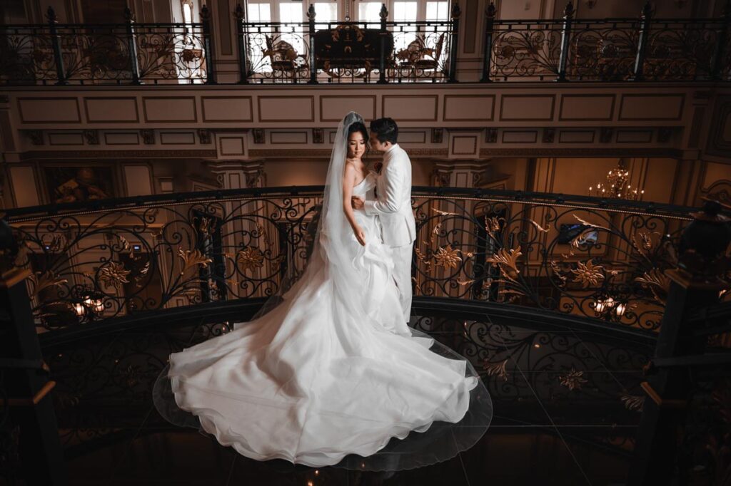 Newlyweds at The Legacy Castle, Pompton Plains, New Jersey