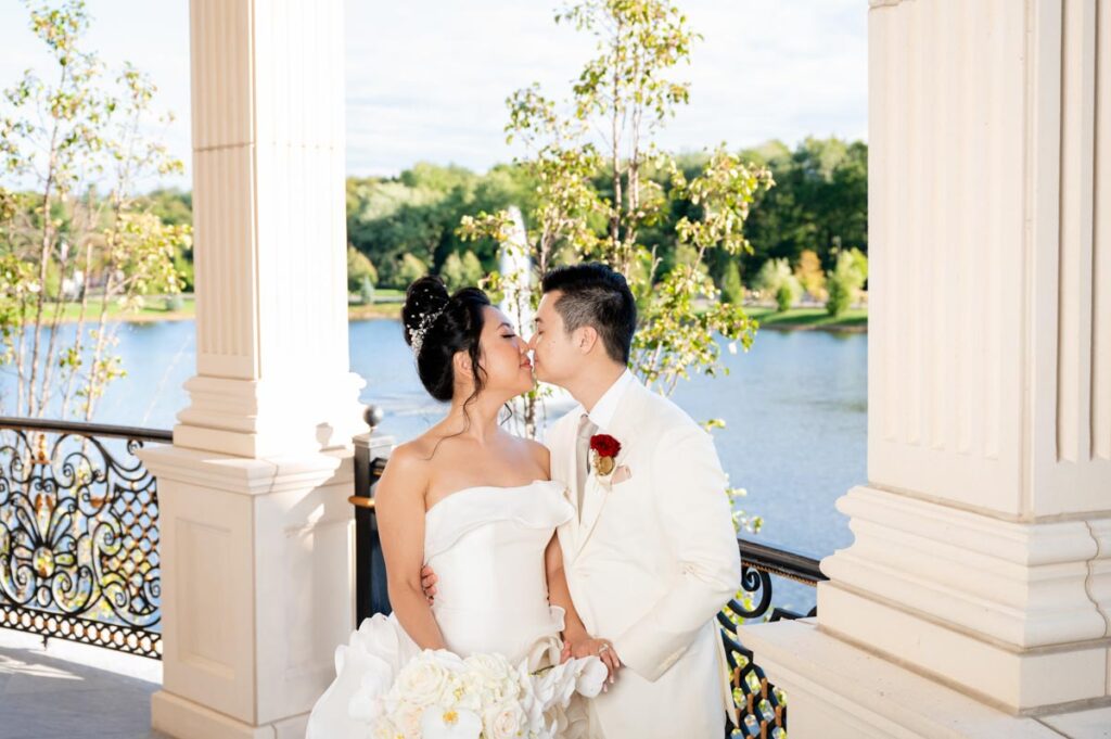 Marriage couple at The Legacy Castle, Pompton Plains