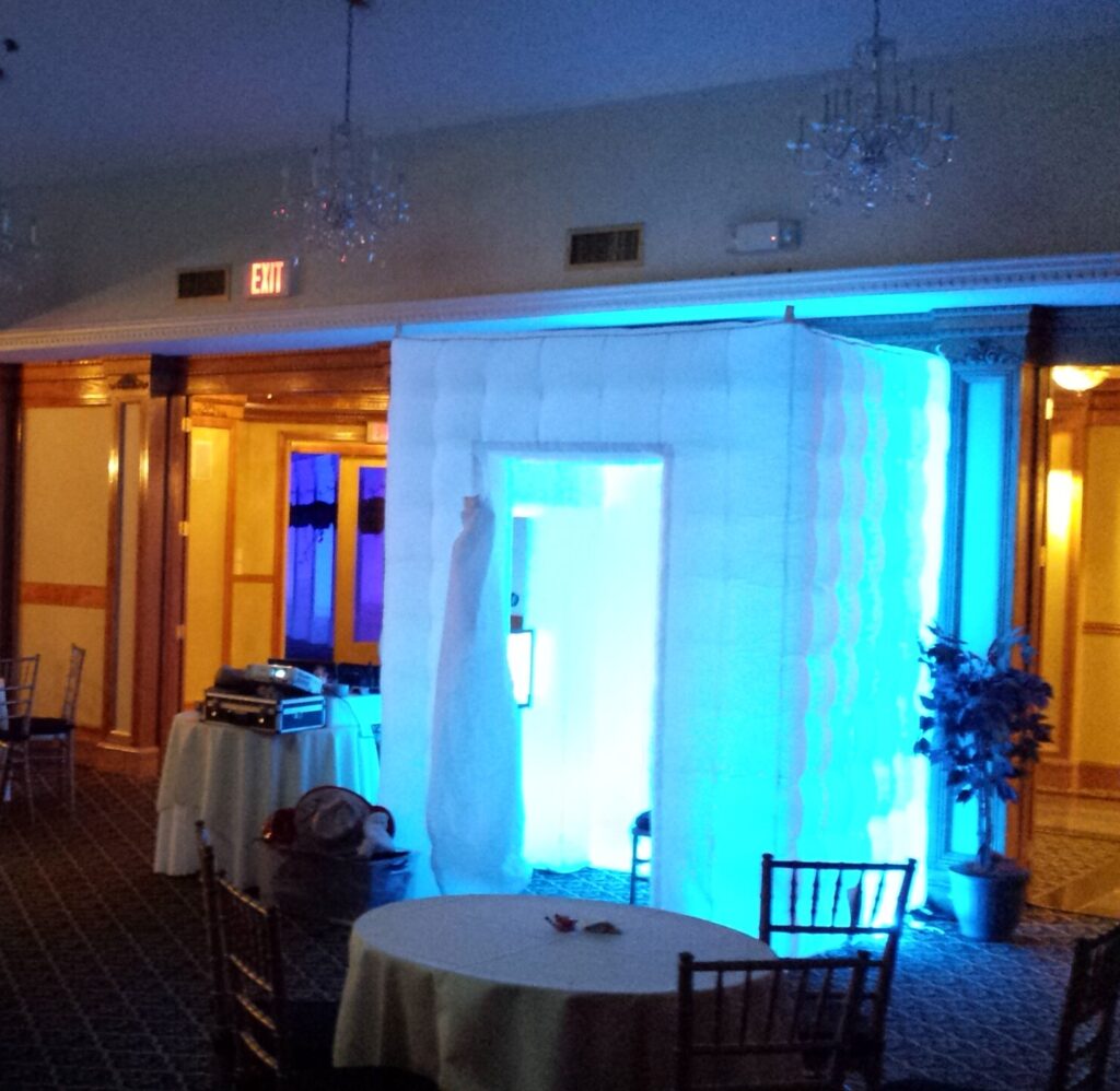 Glowing Photo Booth (Side View)