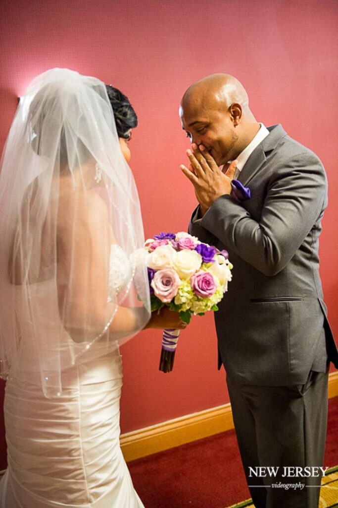 happy bride & groom at The Ashford Estate, Allentown