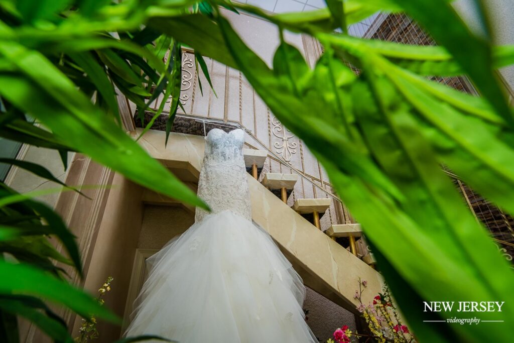 bride's wed dress - The Royal Manor, Garfield, New Jersey