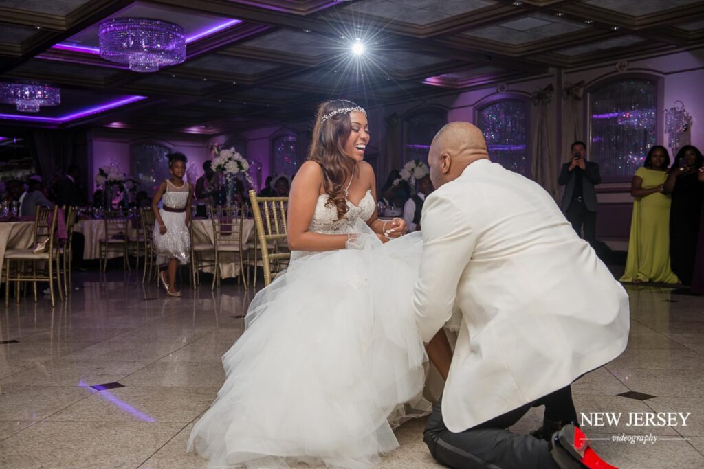 Wedding couple at The Royal Manor, Garfield, New Jersey