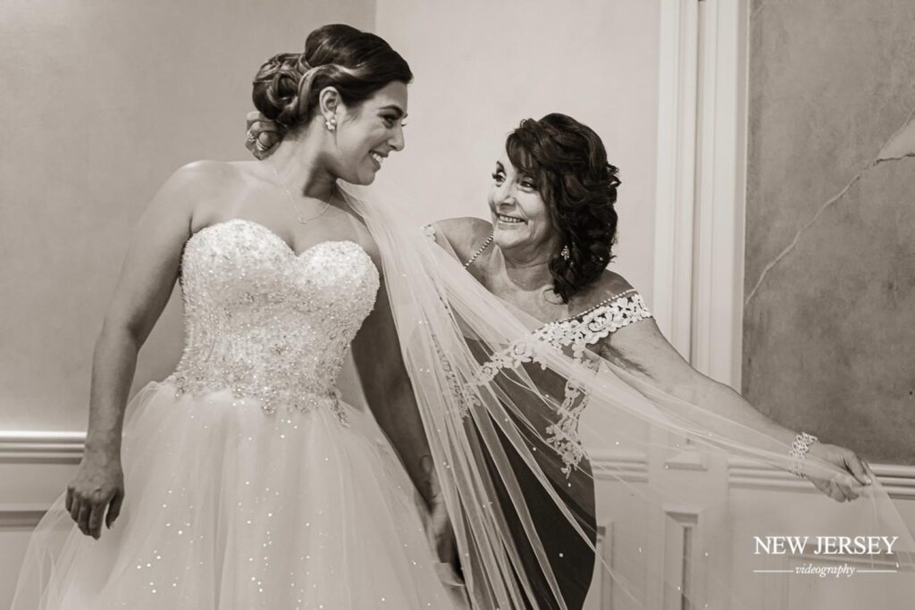 Bride with her Mother - The Royal Manor, Garfield, New Jersey
