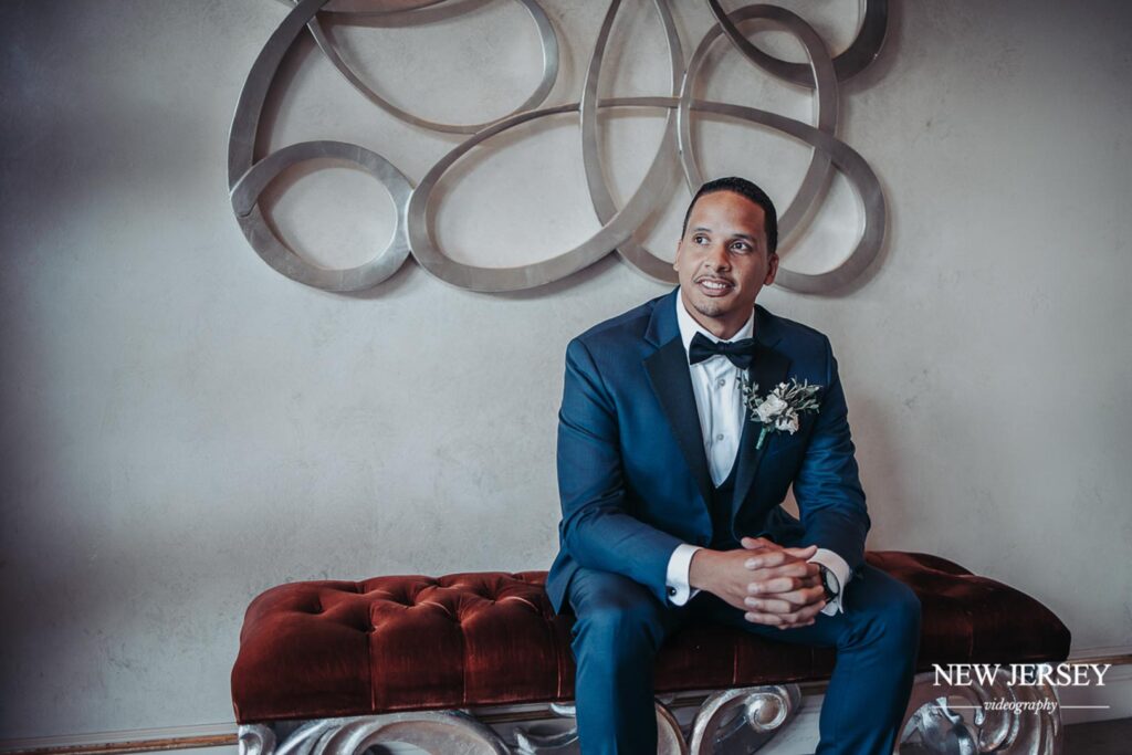 Groom's preparation for wedding - The Royal Manor, Garfield, NJ