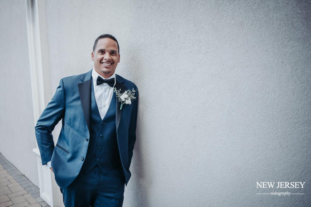 Groom smiling - The Royal Manor, Garfield, NJ