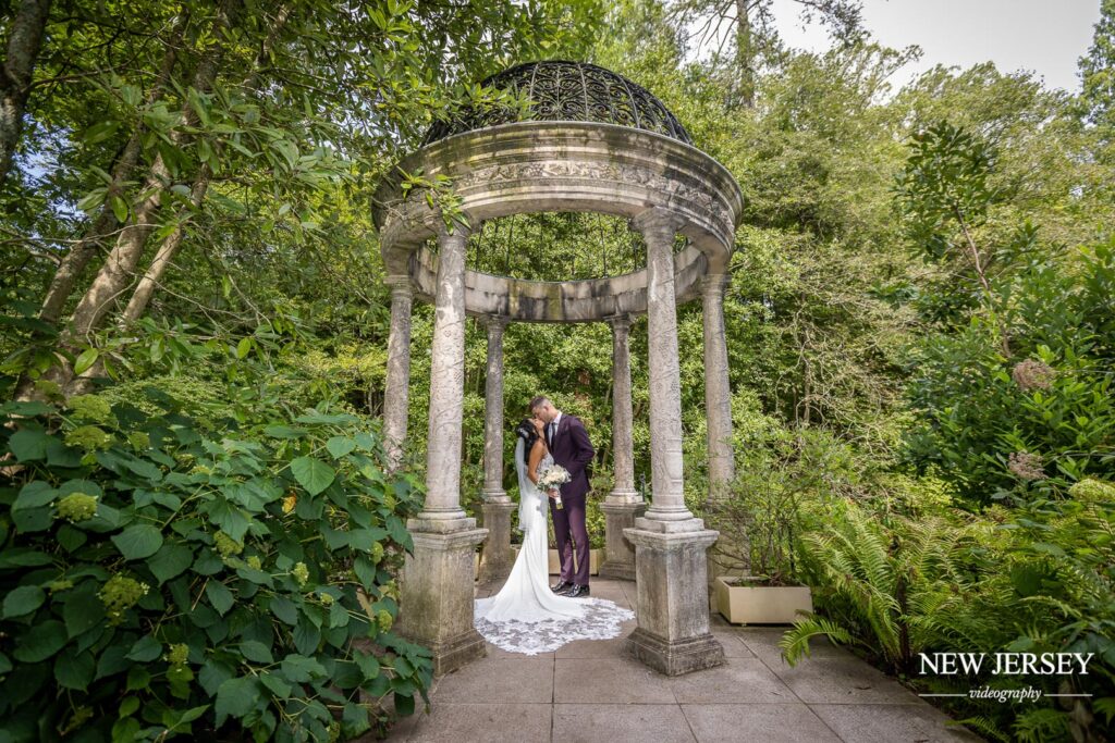happy marriage couple in nj park