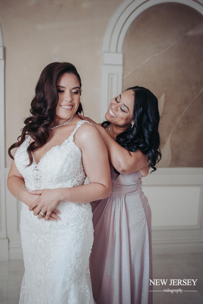 bride's prep - The Royal Manor, Garfield, New Jersey