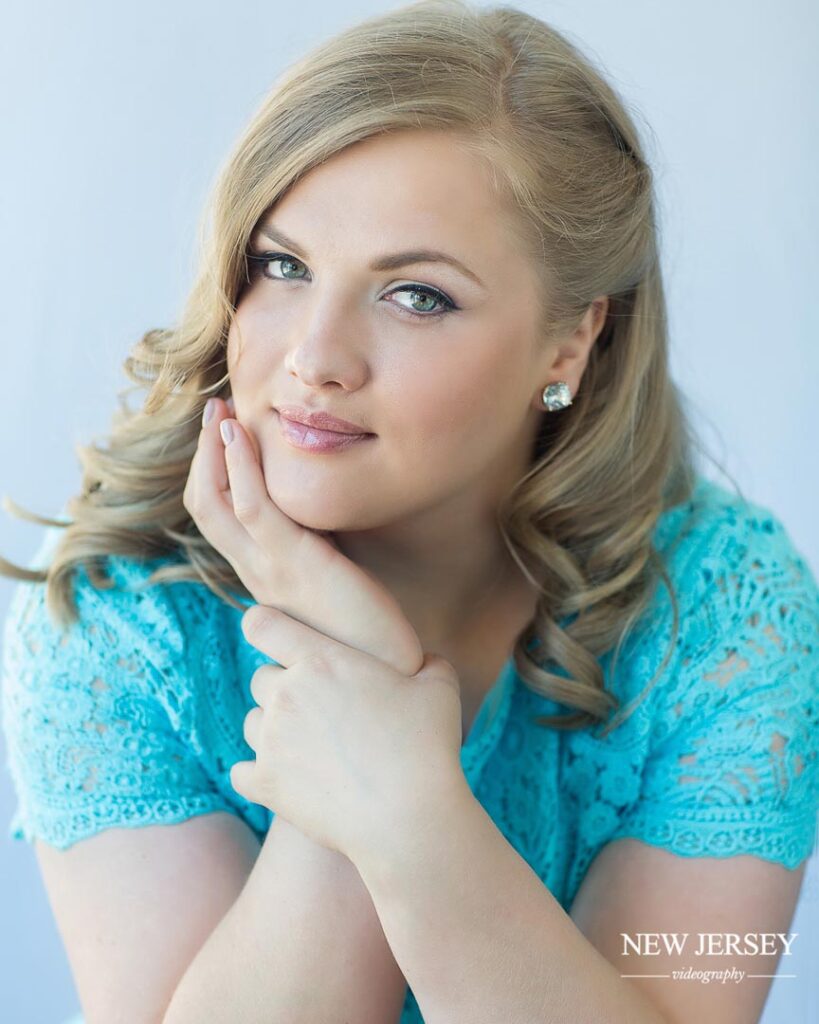 portrait of a young blonde woman