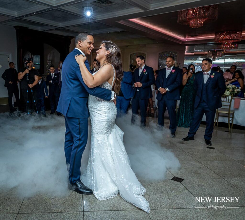 bride and groom dancing at The Royal Manor, Garfield, NJ