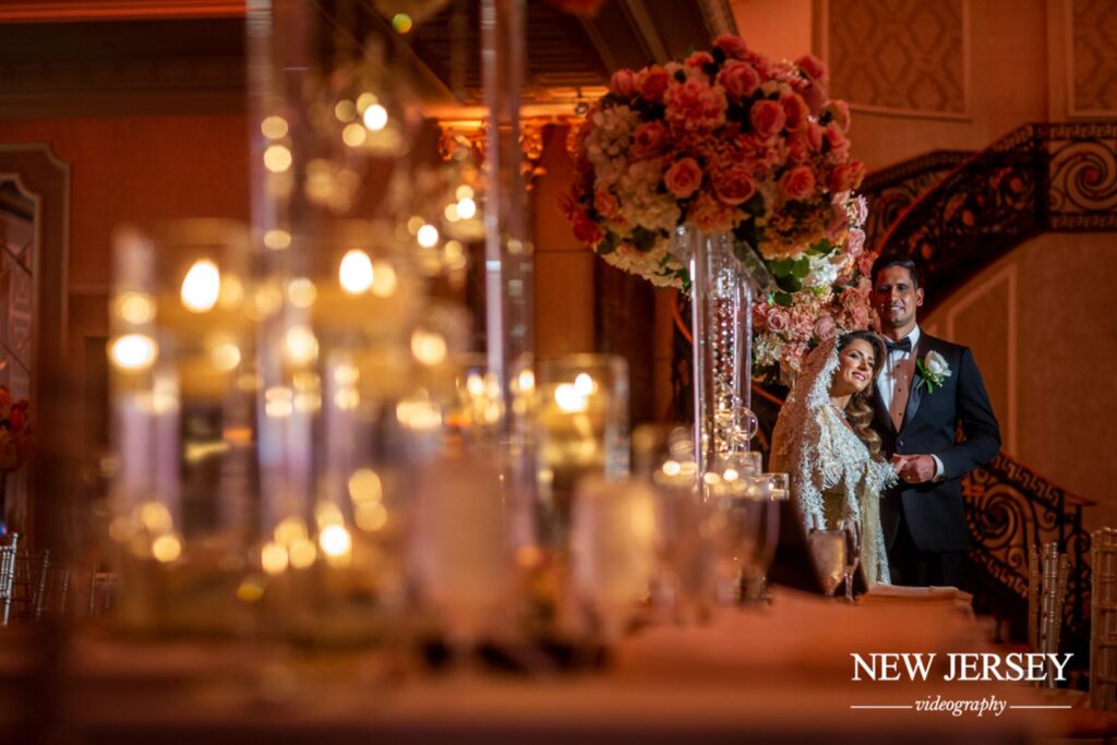 amazing photoshoot of wedding couple nj