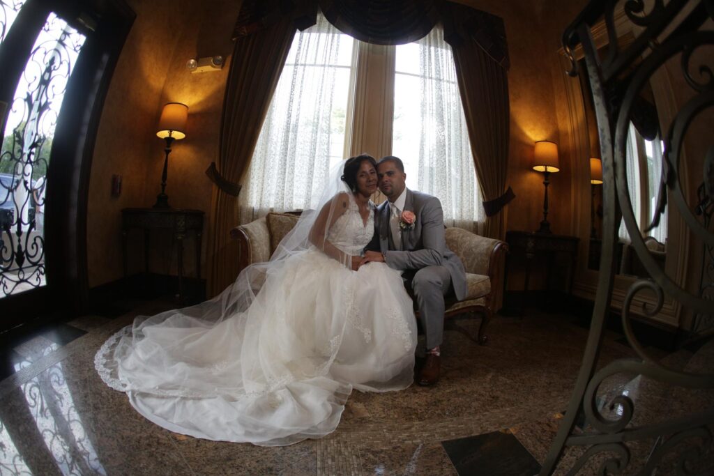 beautiful wedding couple dancing at Seasons Catering, Township of Washington, NJ