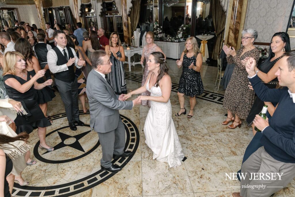 wedding couple dancing at Seasons Catering, Township of Washington, New Jersey