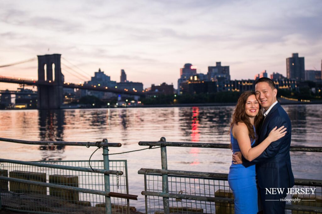 Engagement Photo in New Jersey - Hugging Couple