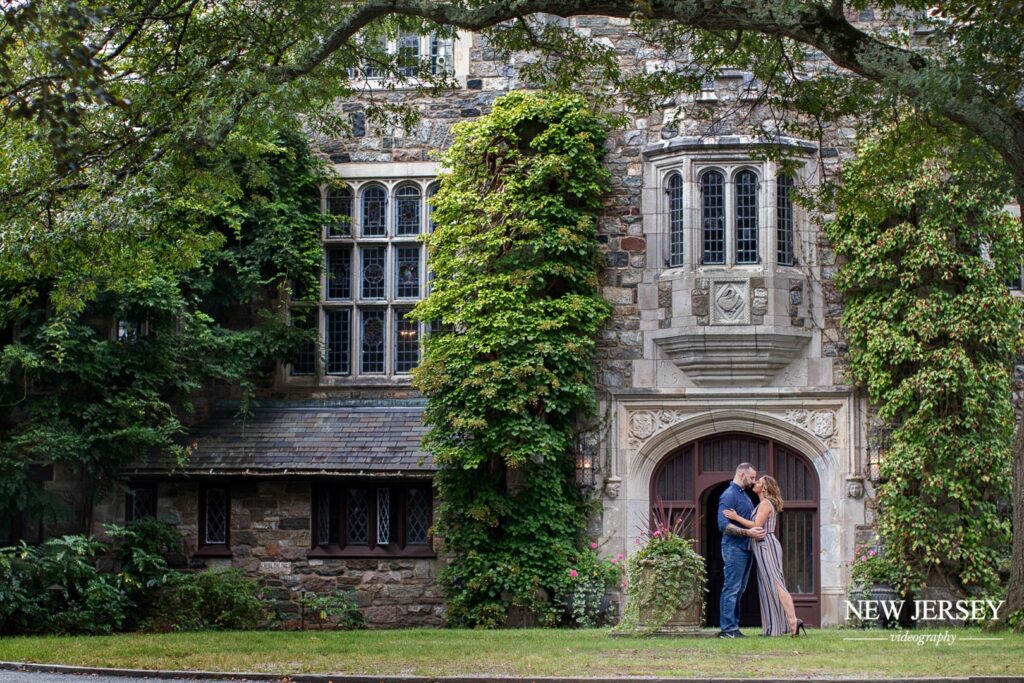 New Jersey Engagement Photo- Kissing Couple