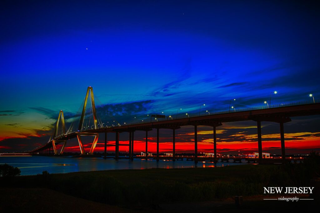Evening Arthur Ravenel Jr. Bridge