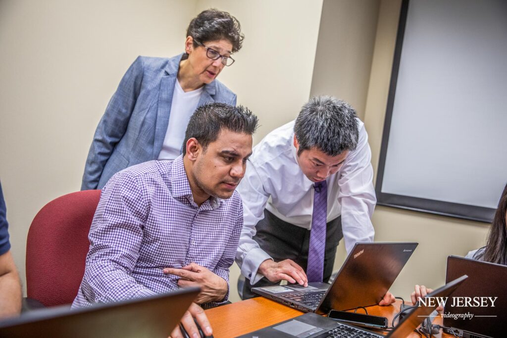 commercial photo of office workers