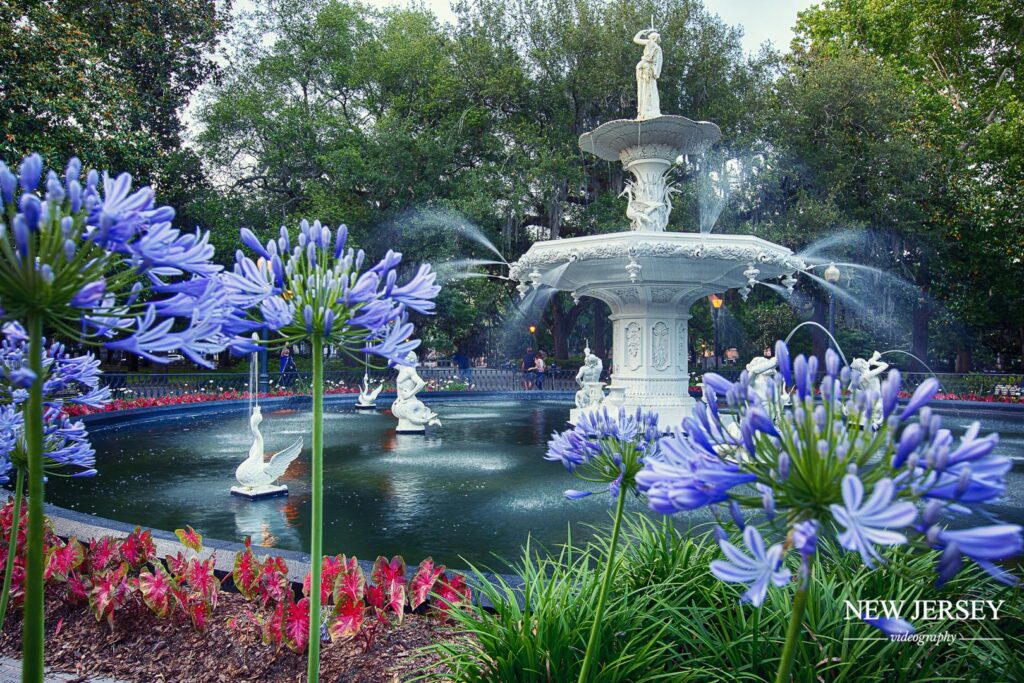 fountain in Savannah, Georgia