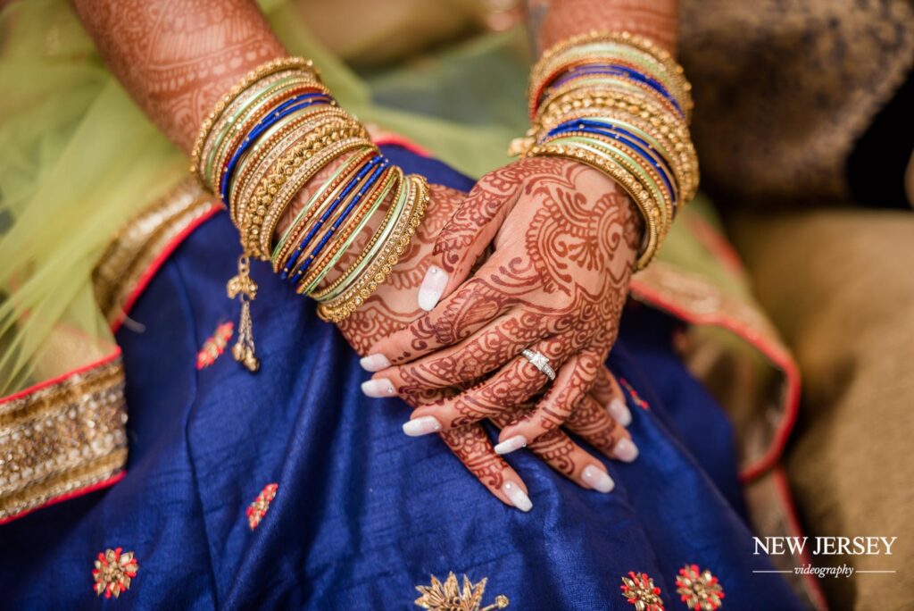 wrists of an indian woman