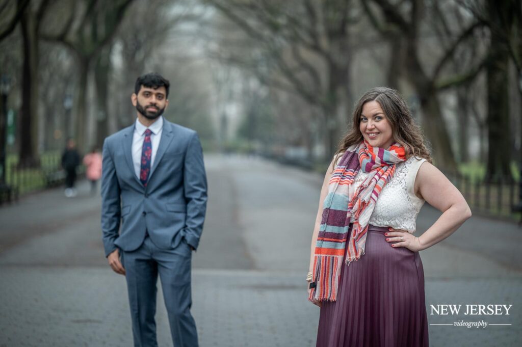 Stylish engagement photography in New Jersey