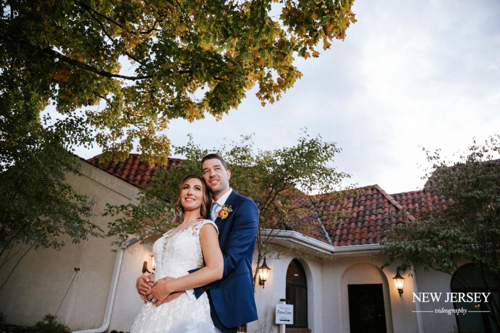 a beautiful photosession of wedding couple in nj